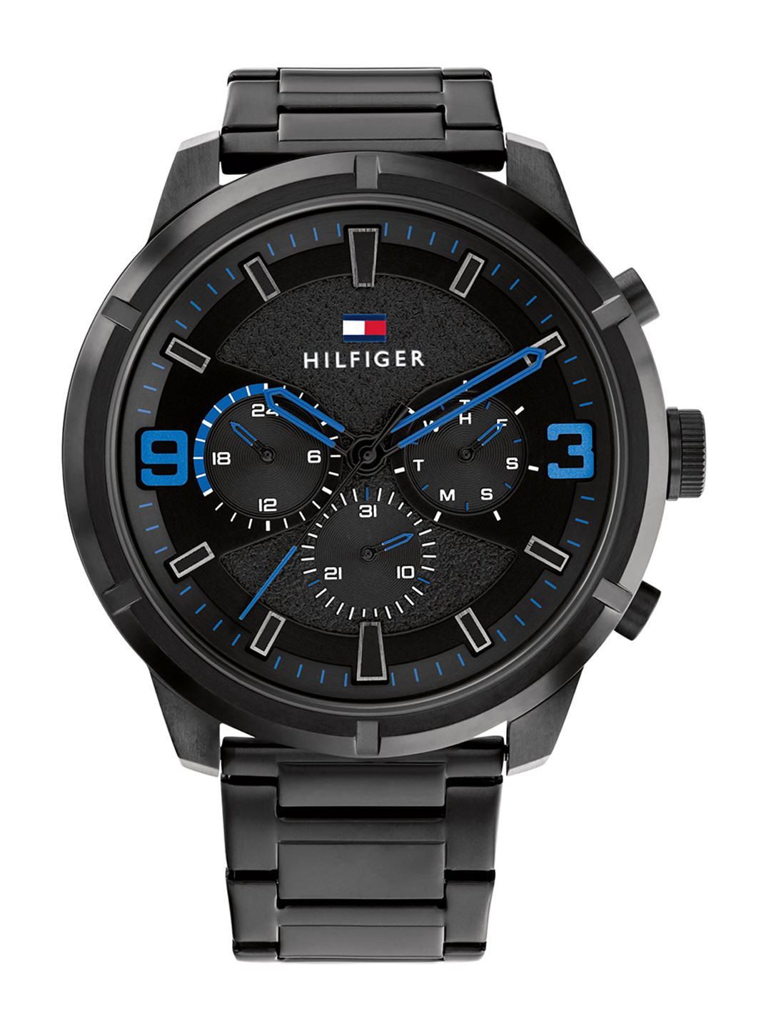 

Tommy Hilfiger Men Dial & Stainless Steel Bracelet Style Straps Analogue Watch TH1792070, Black