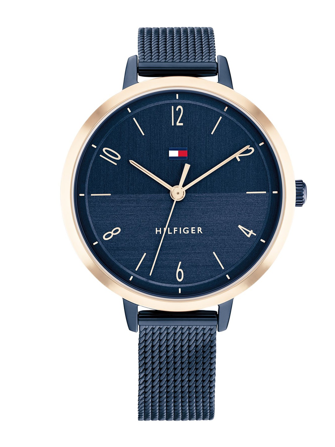

Tommy Hilfiger Women Dial & Stainless Steel Bracelet Style Straps Analogue Watch TH1782581, Blue
