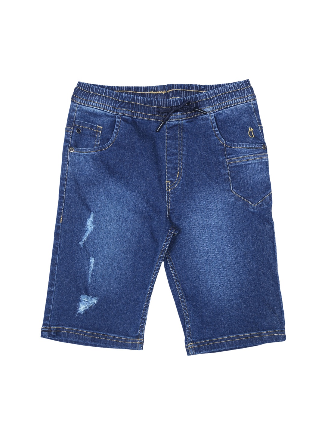 

Gini and Jony Boys Washed Denim Shorts, Blue