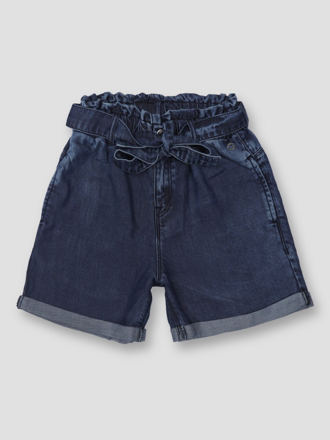 

Gini and Jony Girls Denim Shorts, Navy blue