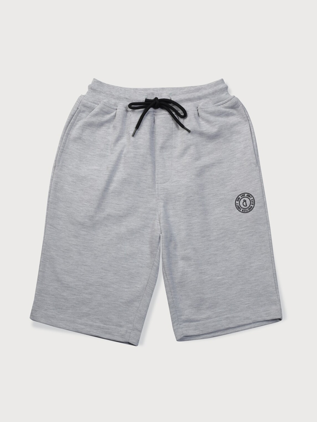 

Gini and Jony Boys Cotton Mid-Rise Regular Fit Shorts, Grey