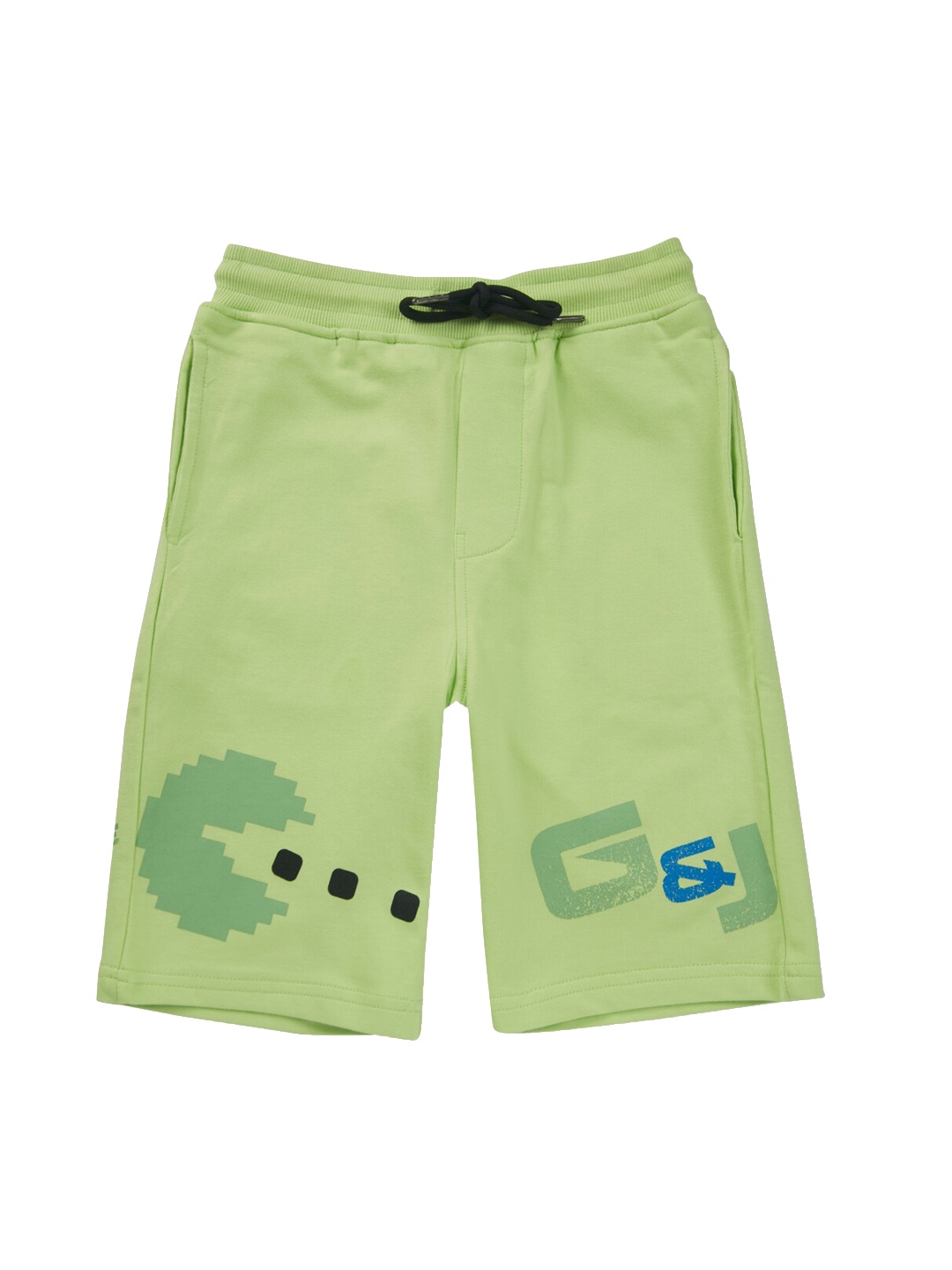 

Gini and Jony Boys Printed Cotton Shorts, Green