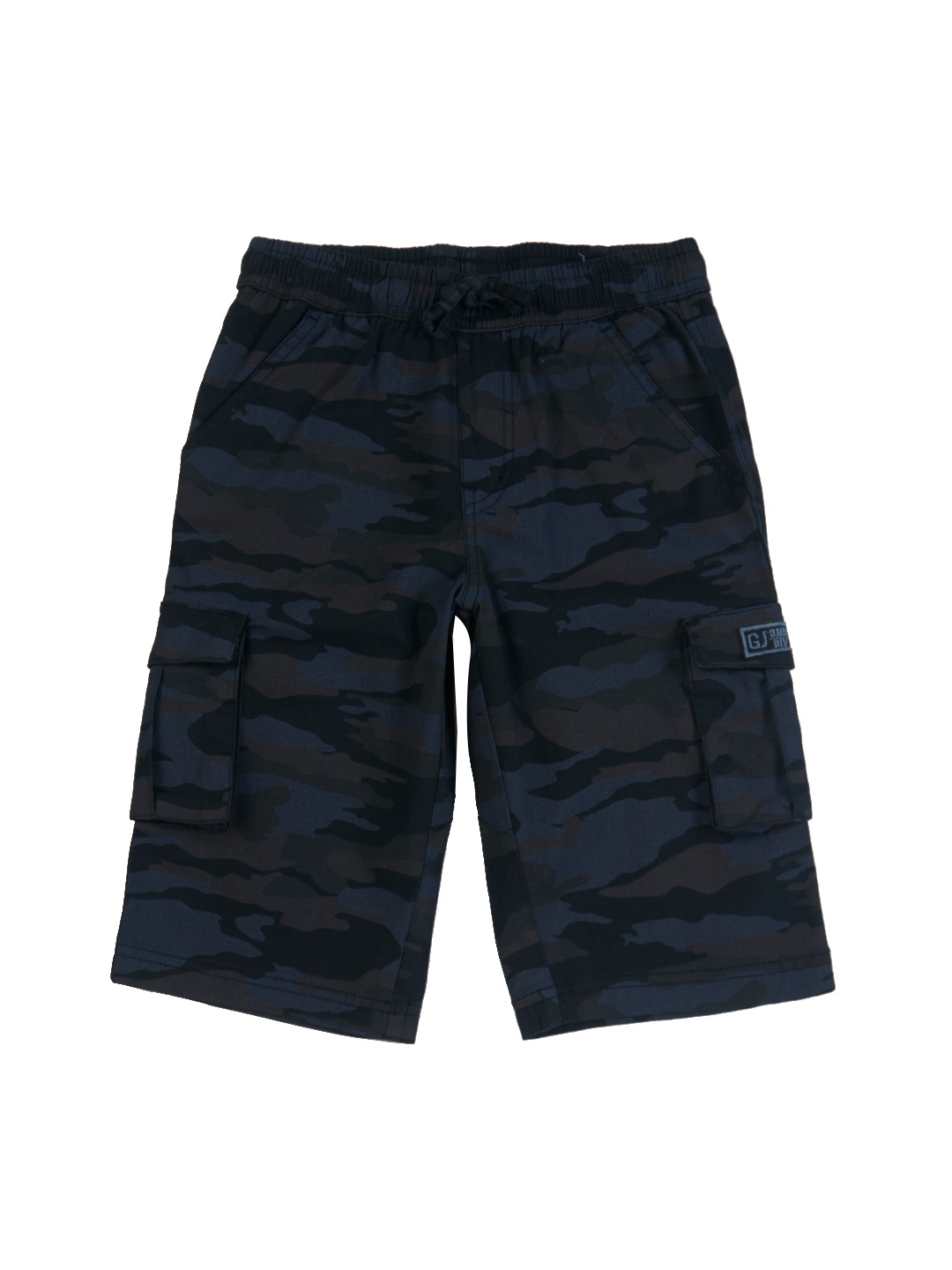 

Gini and Jony Boys Camouflage Printed Cargo Shorts, Multi