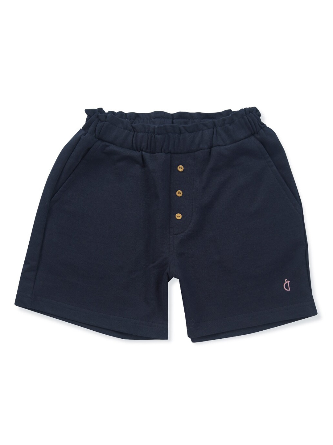 

Gini and Jony Girls Regular Fit Cotton Shorts, Navy blue