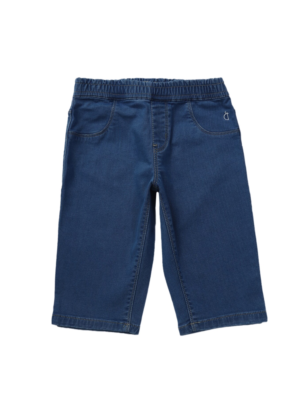 

Gini and Jony Infants Girls Regular Fit Denim Shorts, Blue