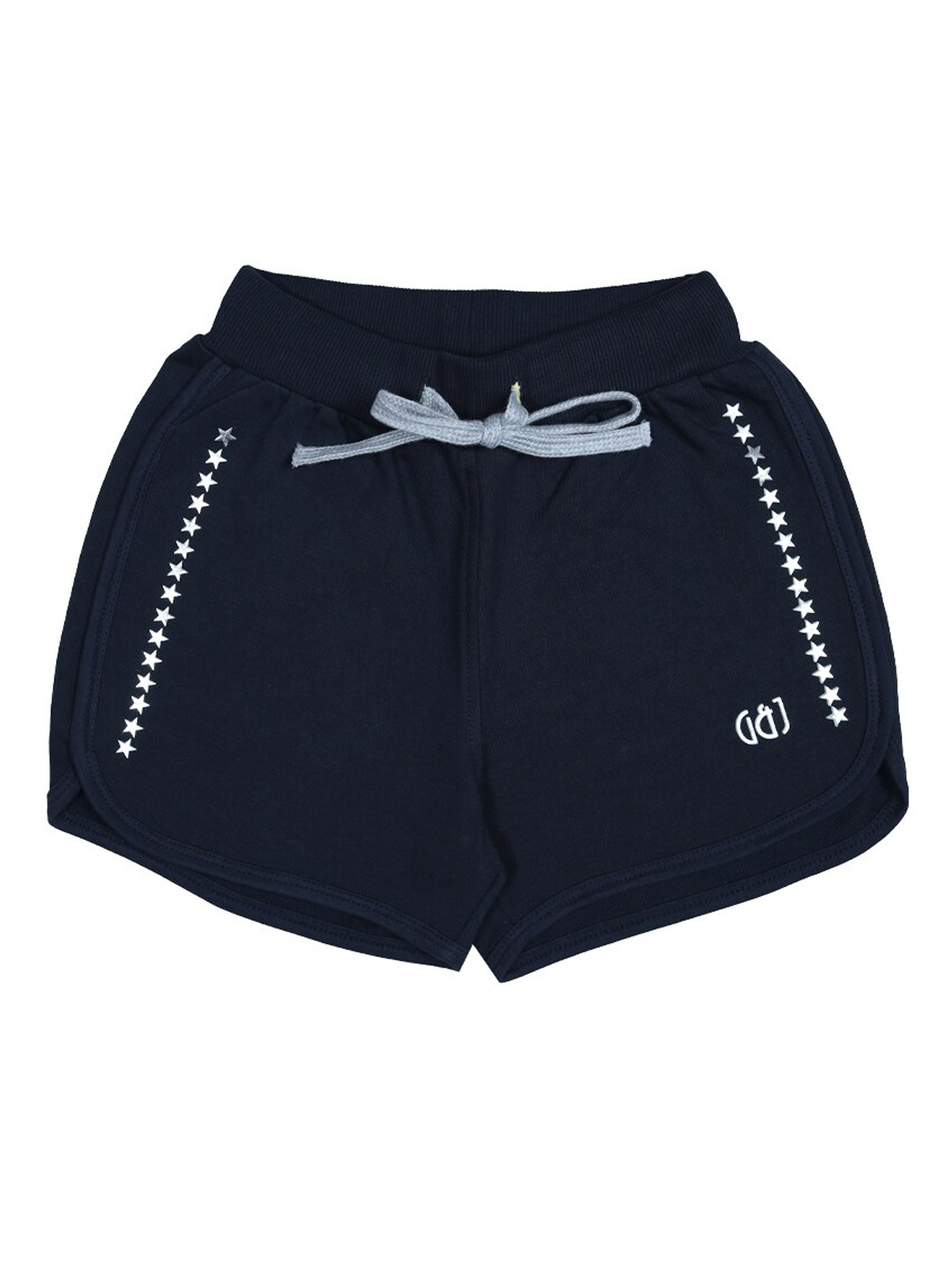 

Gini and Jony Girls Regular Fit Cotton Shorts, Navy blue