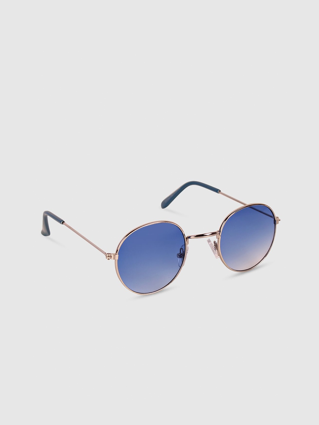 

DukieKooky Kids Full Rim Round Sunglasses with UV Protected Lens- DKSG387B, Blue