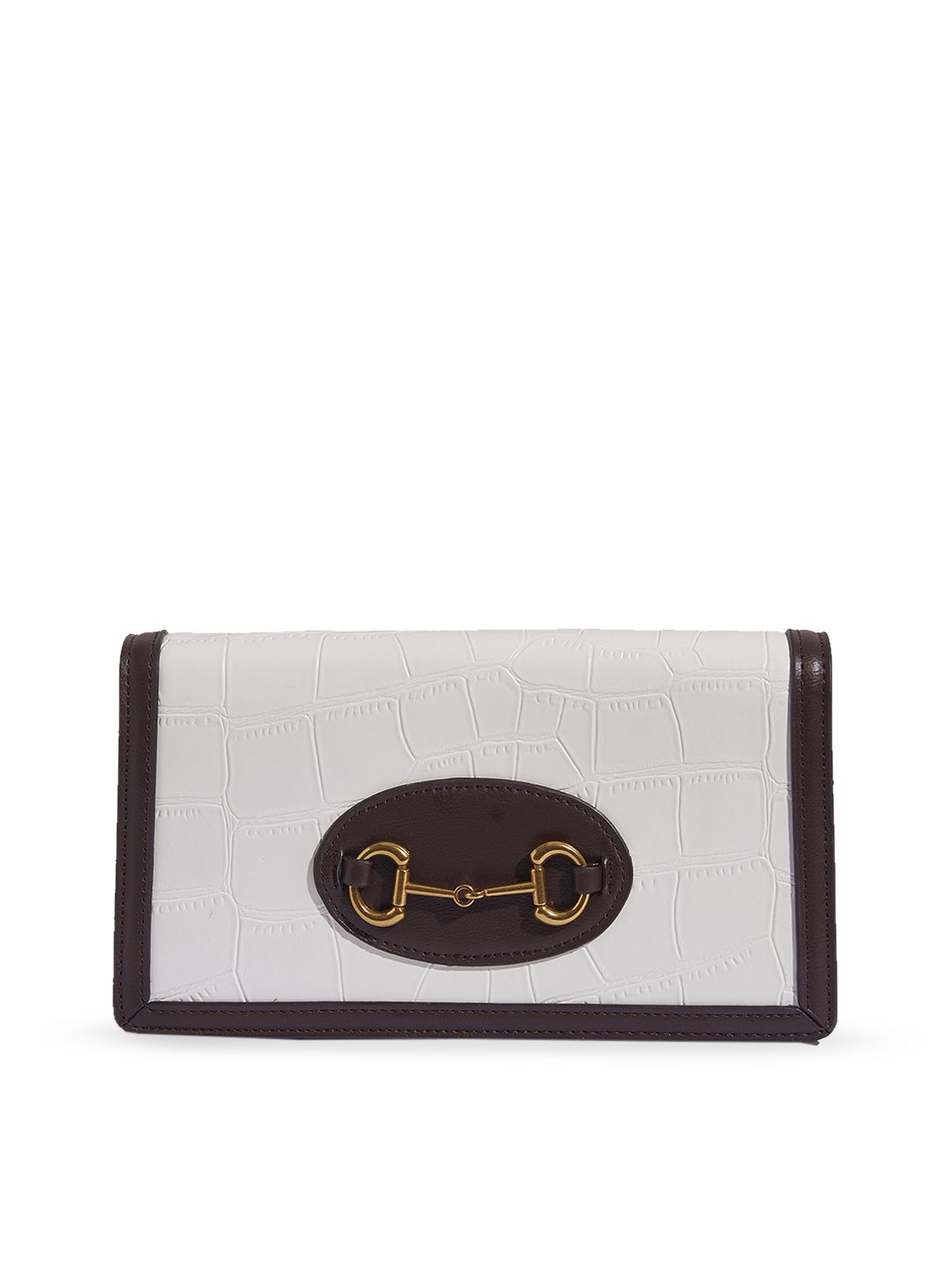 

THESTO Textured Structured Handheld Bag, White
