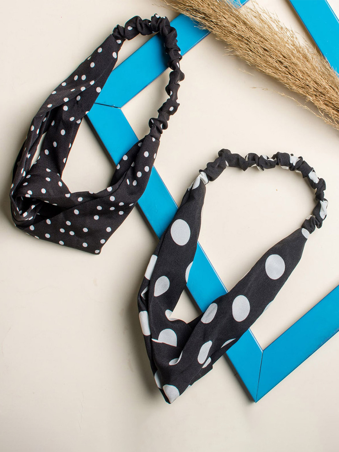 

Jewelz Women Set of 2 Hairband, Black