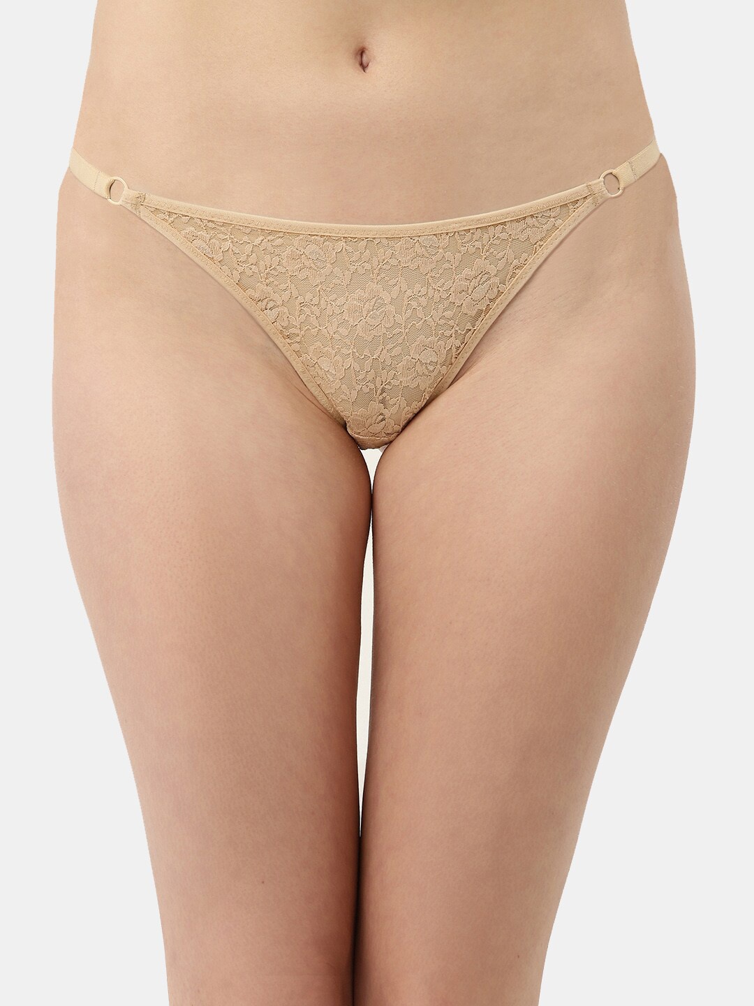 

DressBerry Women Self-Design Thongs, Nude