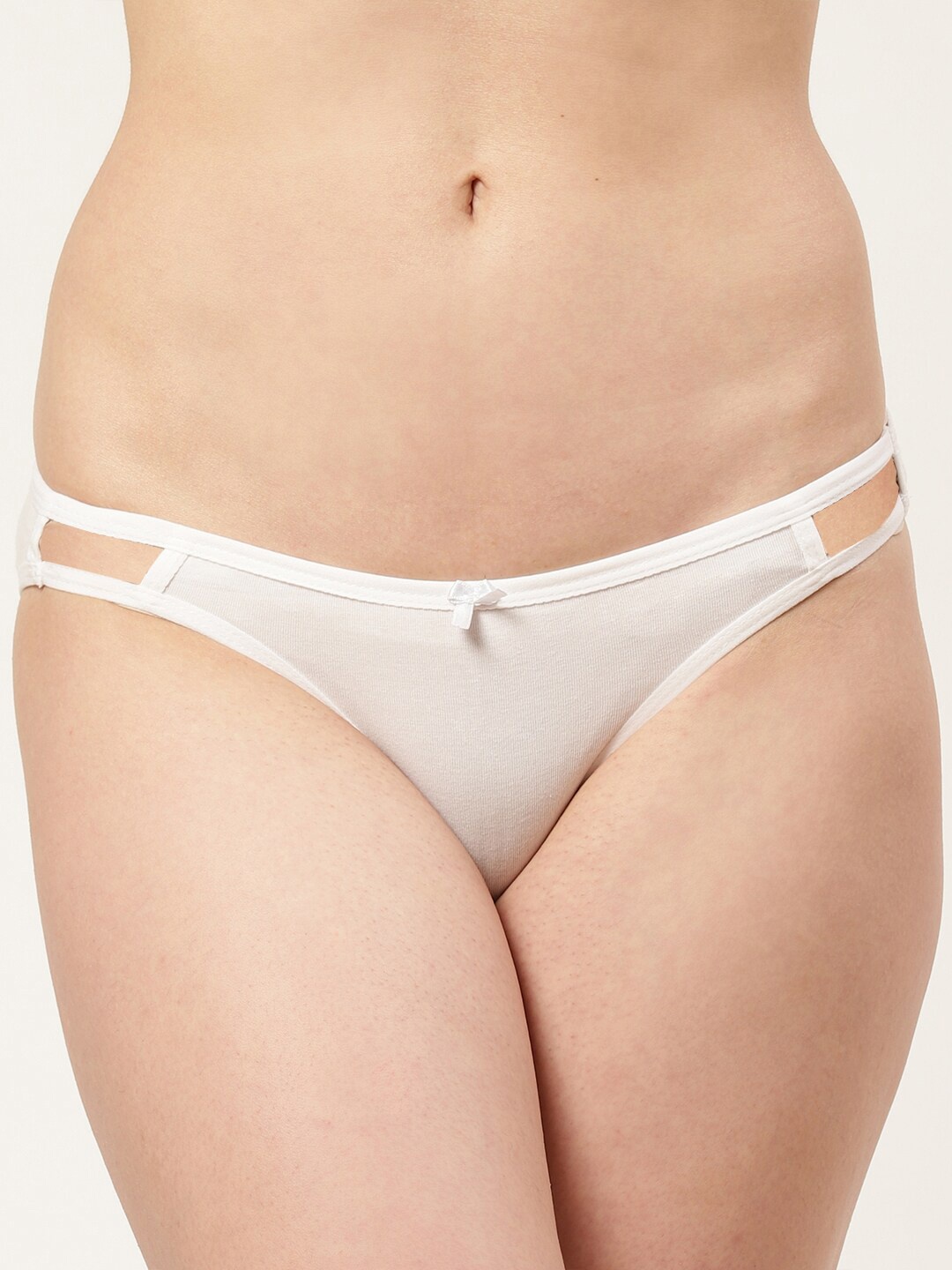 

DressBerry Women Low Rise Bikini Briefs, White