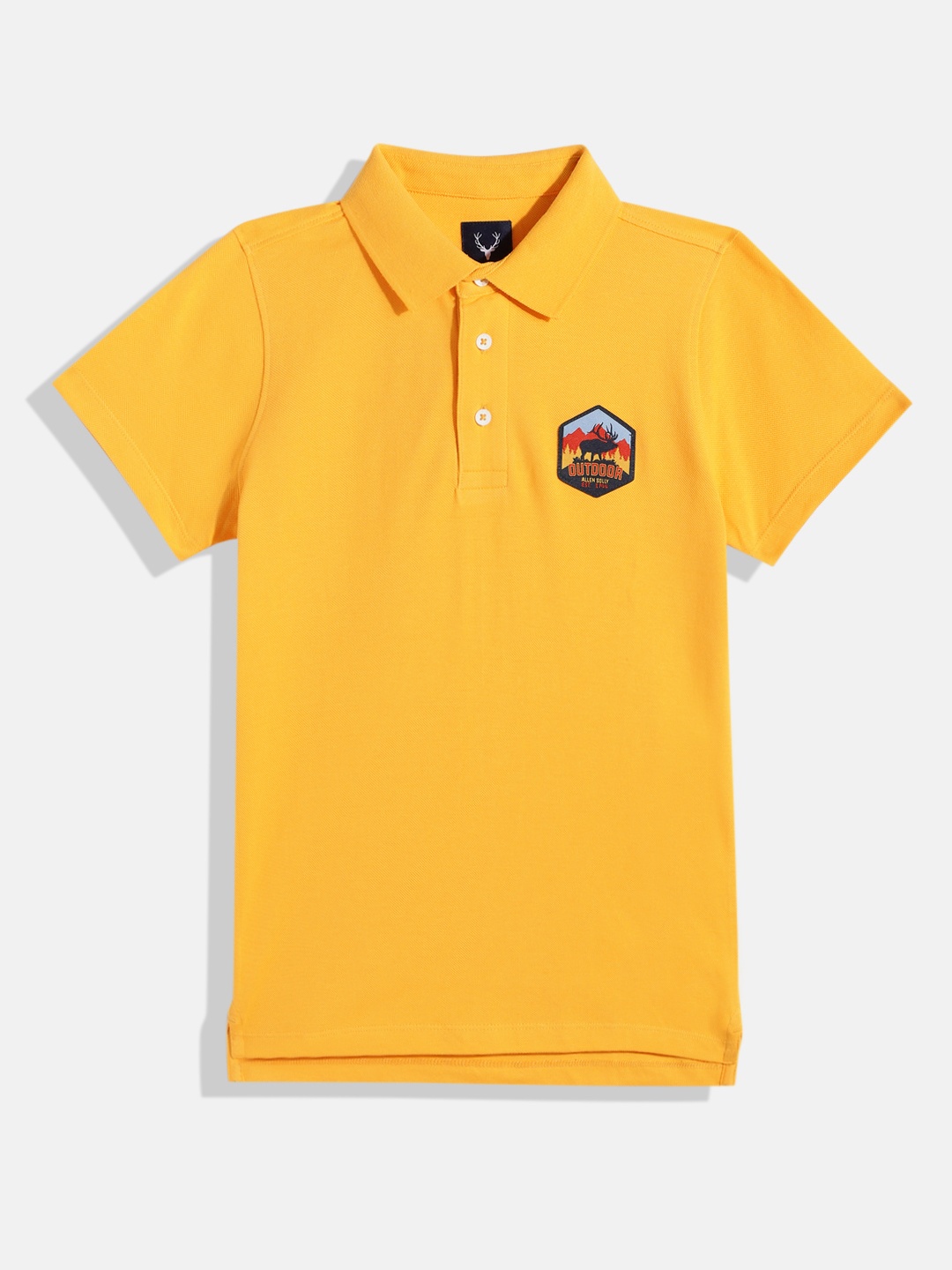 

Allen Solly Junior Boys Polo Collar Pure Cotton T-shirt, Yellow