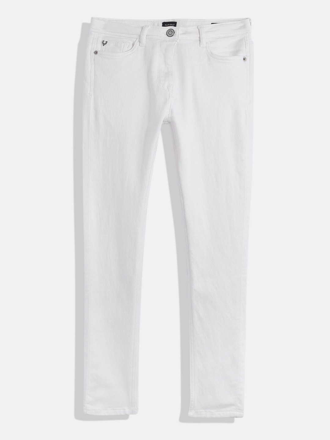 

Allen Solly Junior Girls Slim Fit Clean Look Stretchable Jeans, White