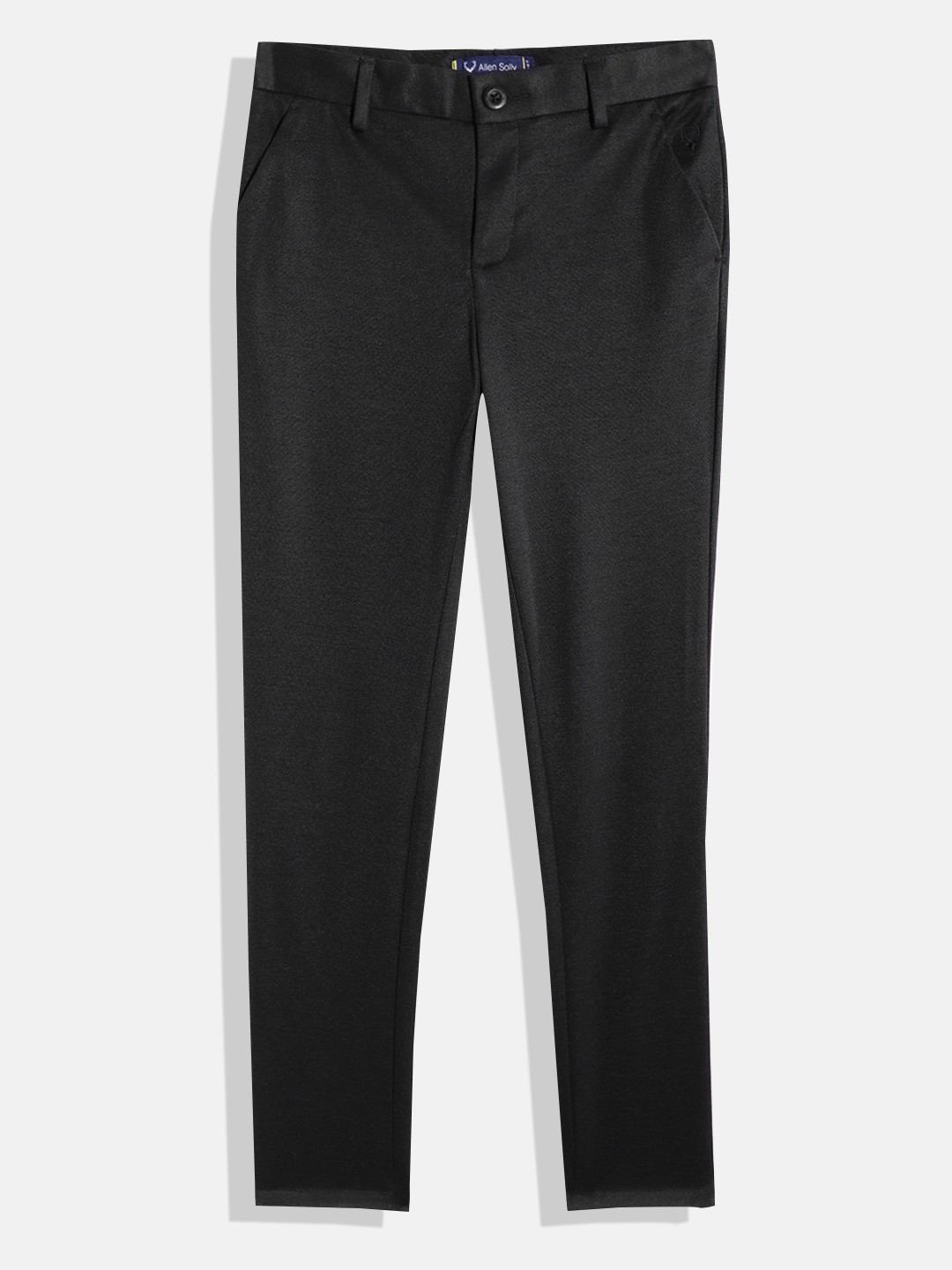 

Allen Solly Junior Boys Regular Fit Trousers, Black