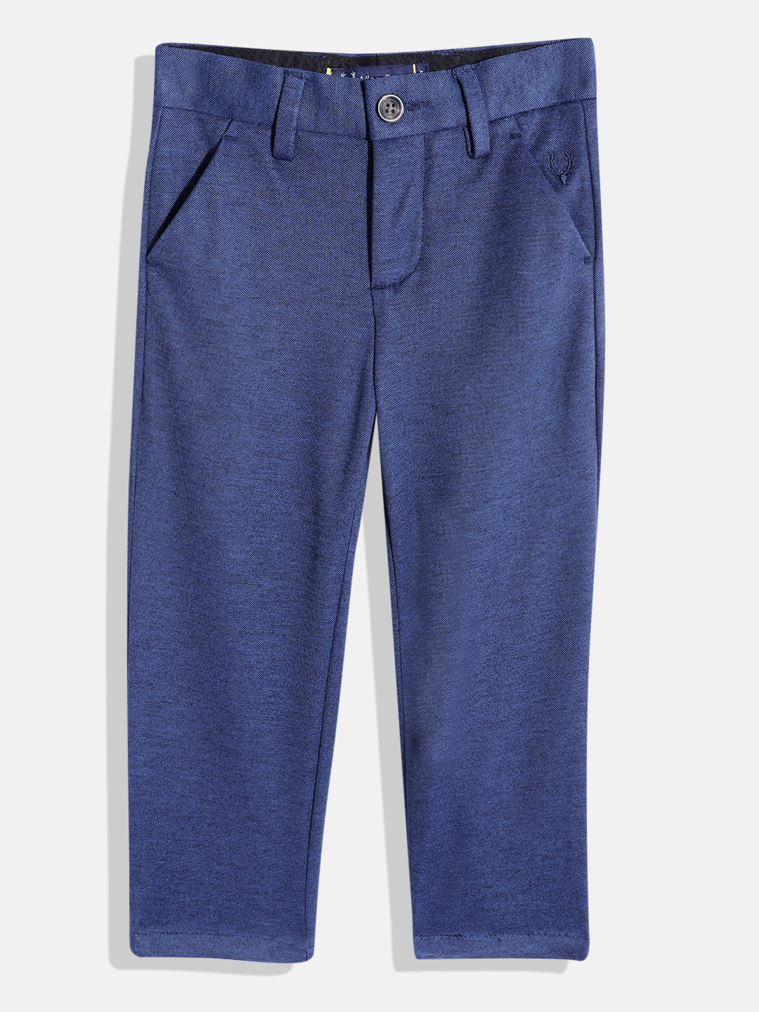 

Allen Solly Junior Boys Regular Fit Trousers, Navy blue