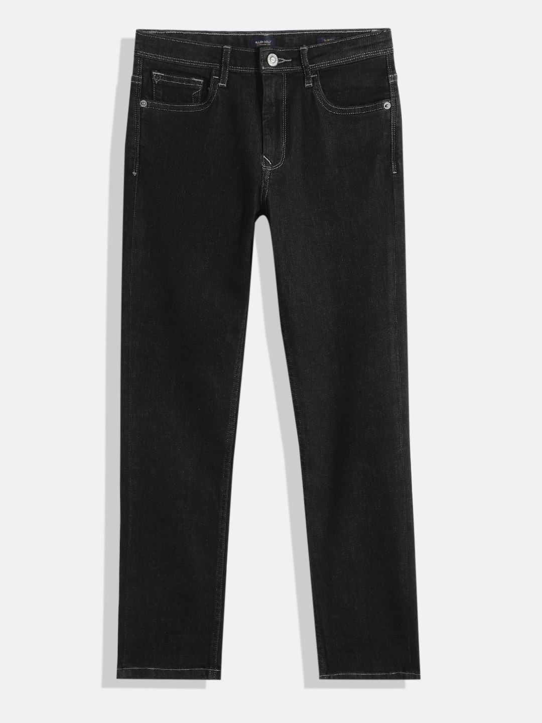 

Allen Solly Junior Boys Slim Fit Light Fade Stretchable Jeans, Black