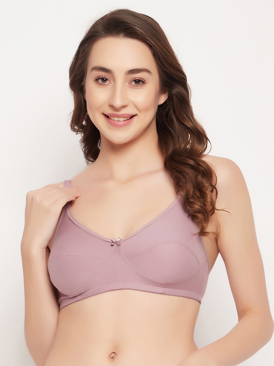 

Clovia Non-Padded Everyday Bra, Purple