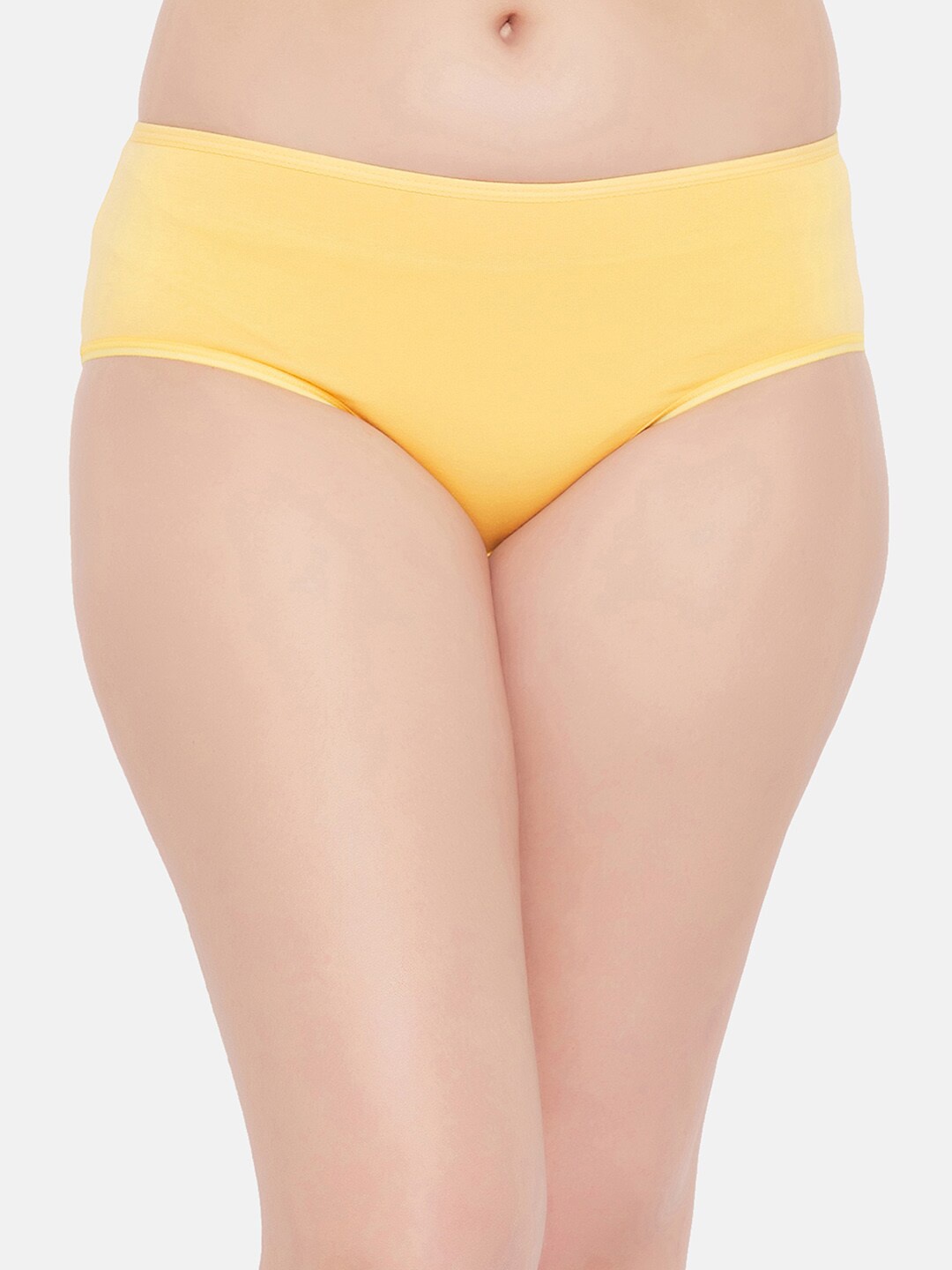 

Clovia Women Mid Waist Cotton Hipster Briefs PN3458Q023XL, Yellow