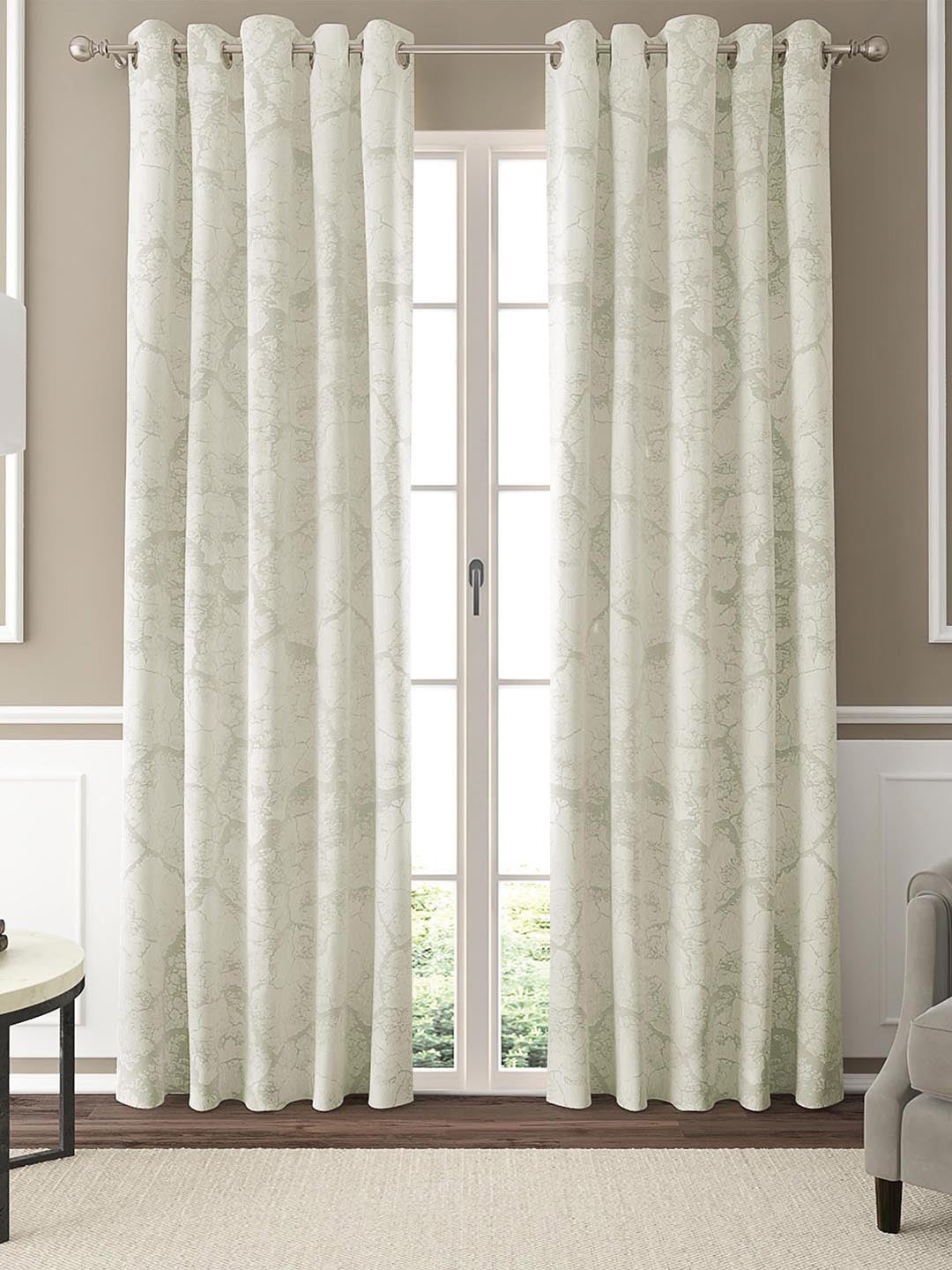 

GM Arosa Off White Set of 2 Room Darkening Door Curtain