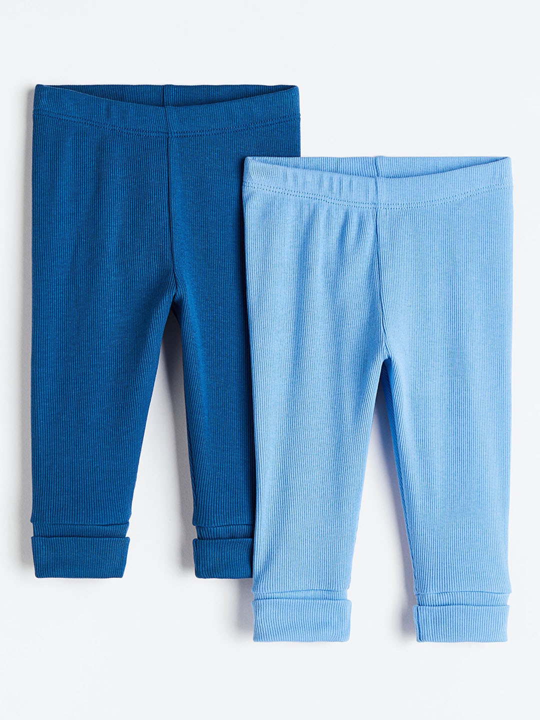 

H&M Boys 2-Pack Adjustable-Fit Leggings, Blue
