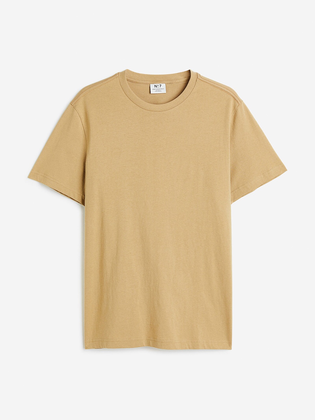 

H&M Pure Cotton Essentials No 7 The T-Shirt, Beige