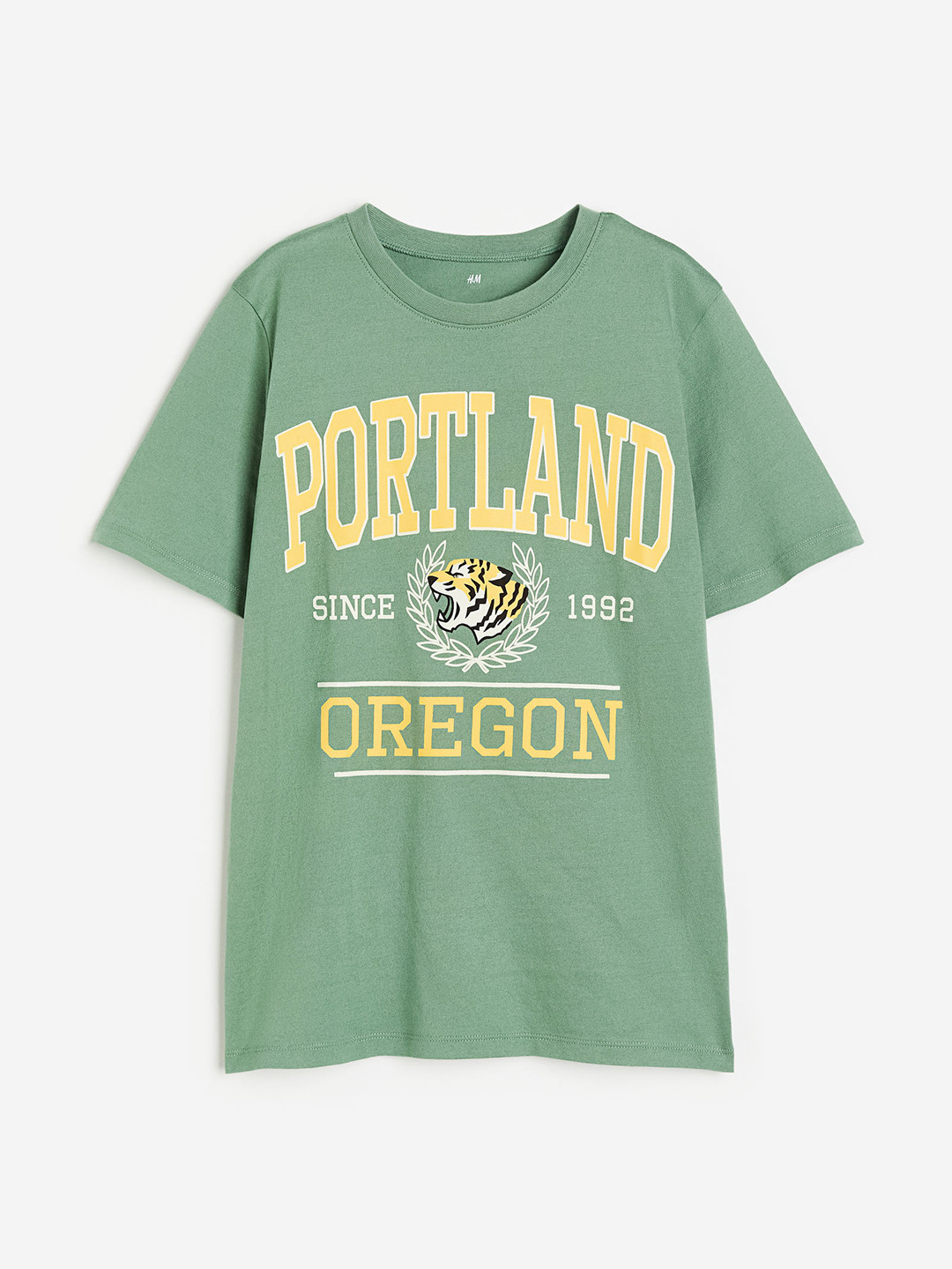 

H&M Boys Printed T-Shirt, Green