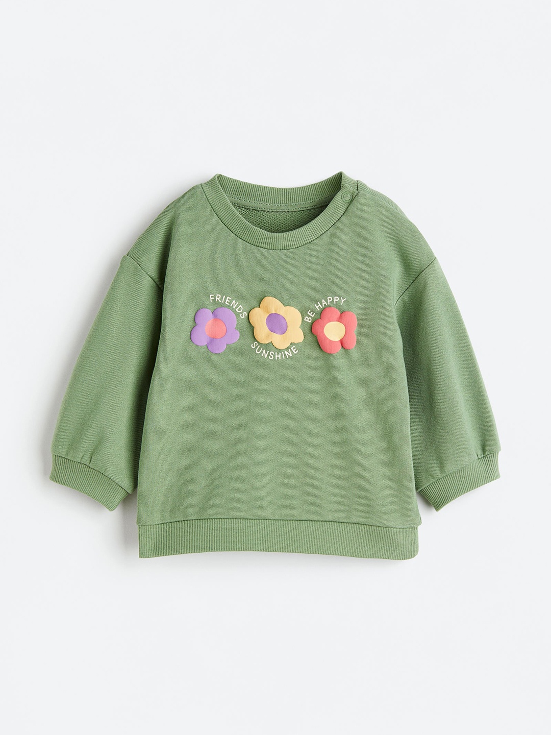 

H&M Girls Sweatshirt, Green