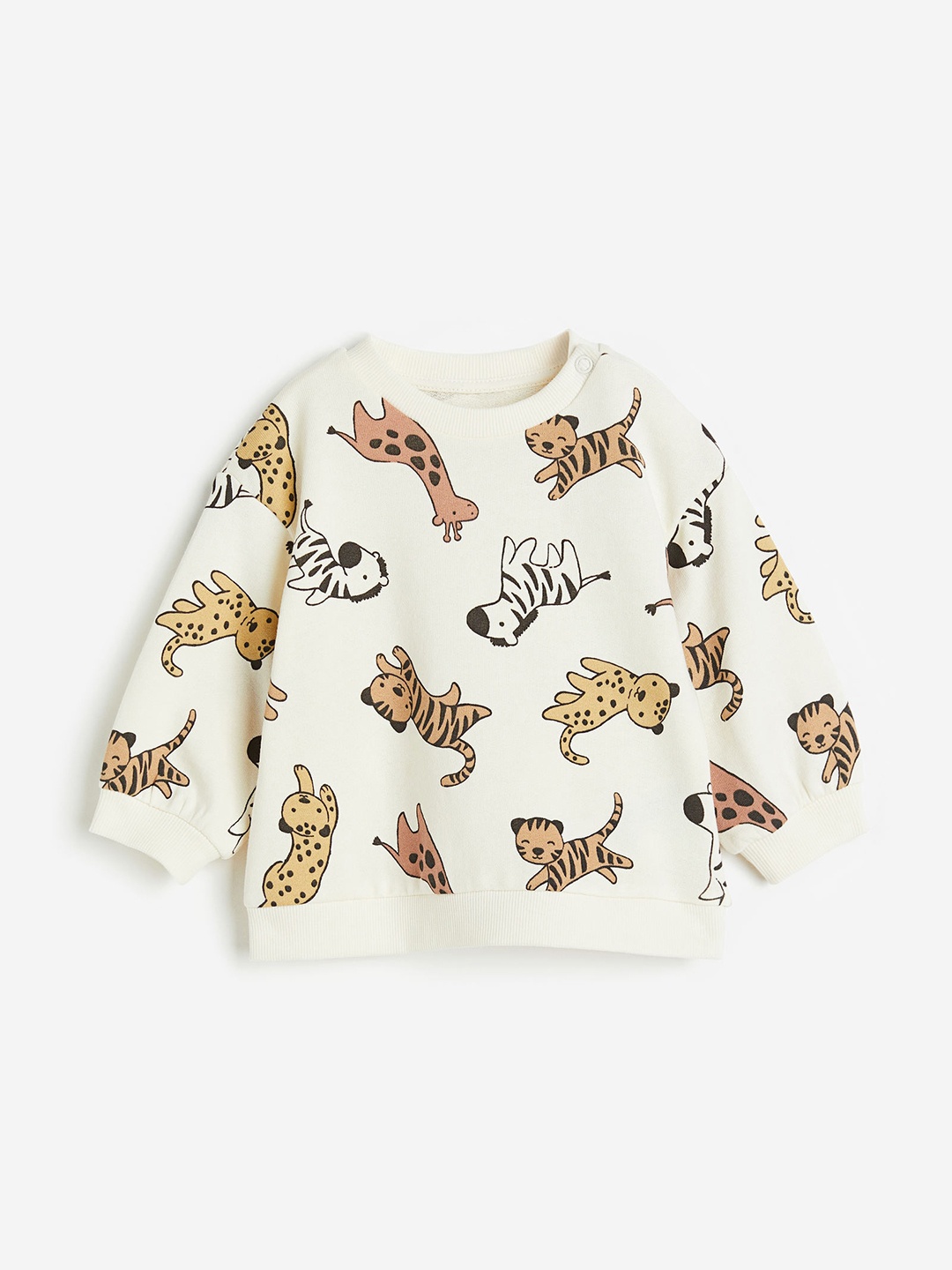 

H&M Girls Sweatshirt, White