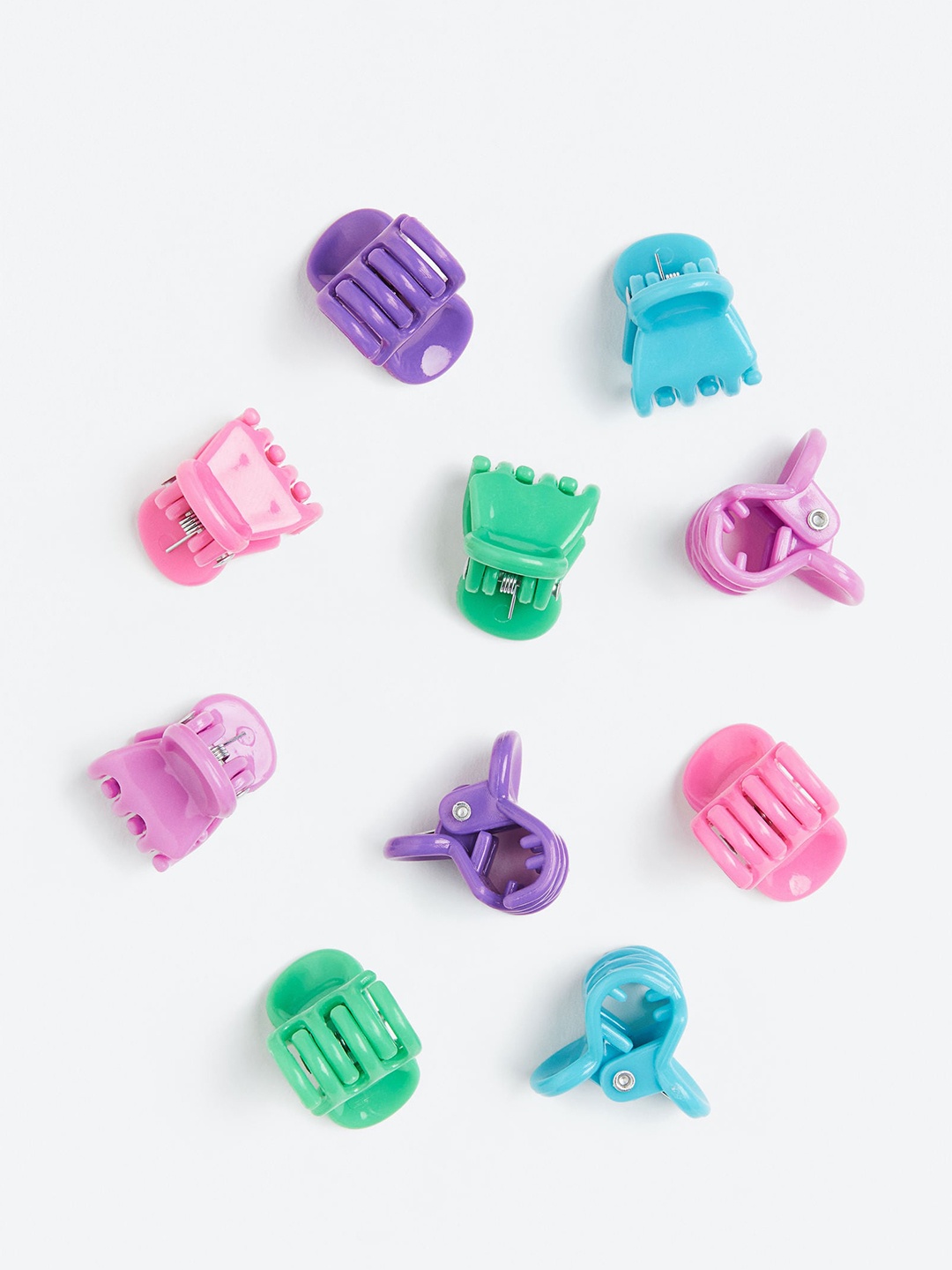 

H&M Girls 10-Pack Hair Clips, Blue