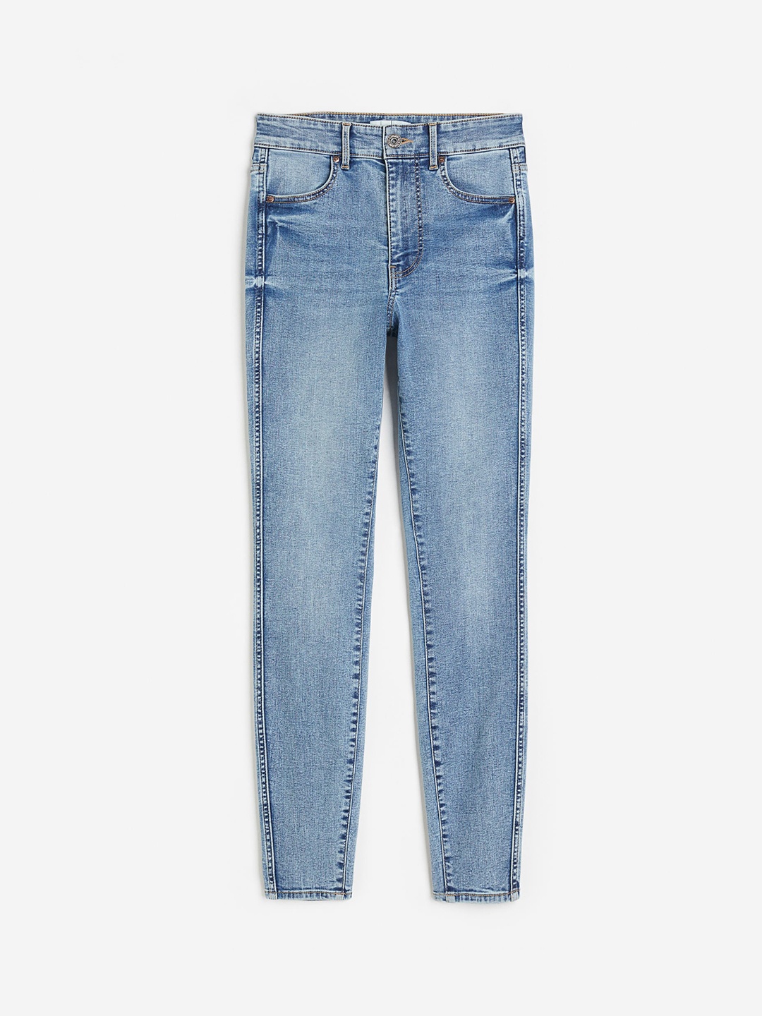 

H&M Woman Skinny High Ankle Jeans, Blue