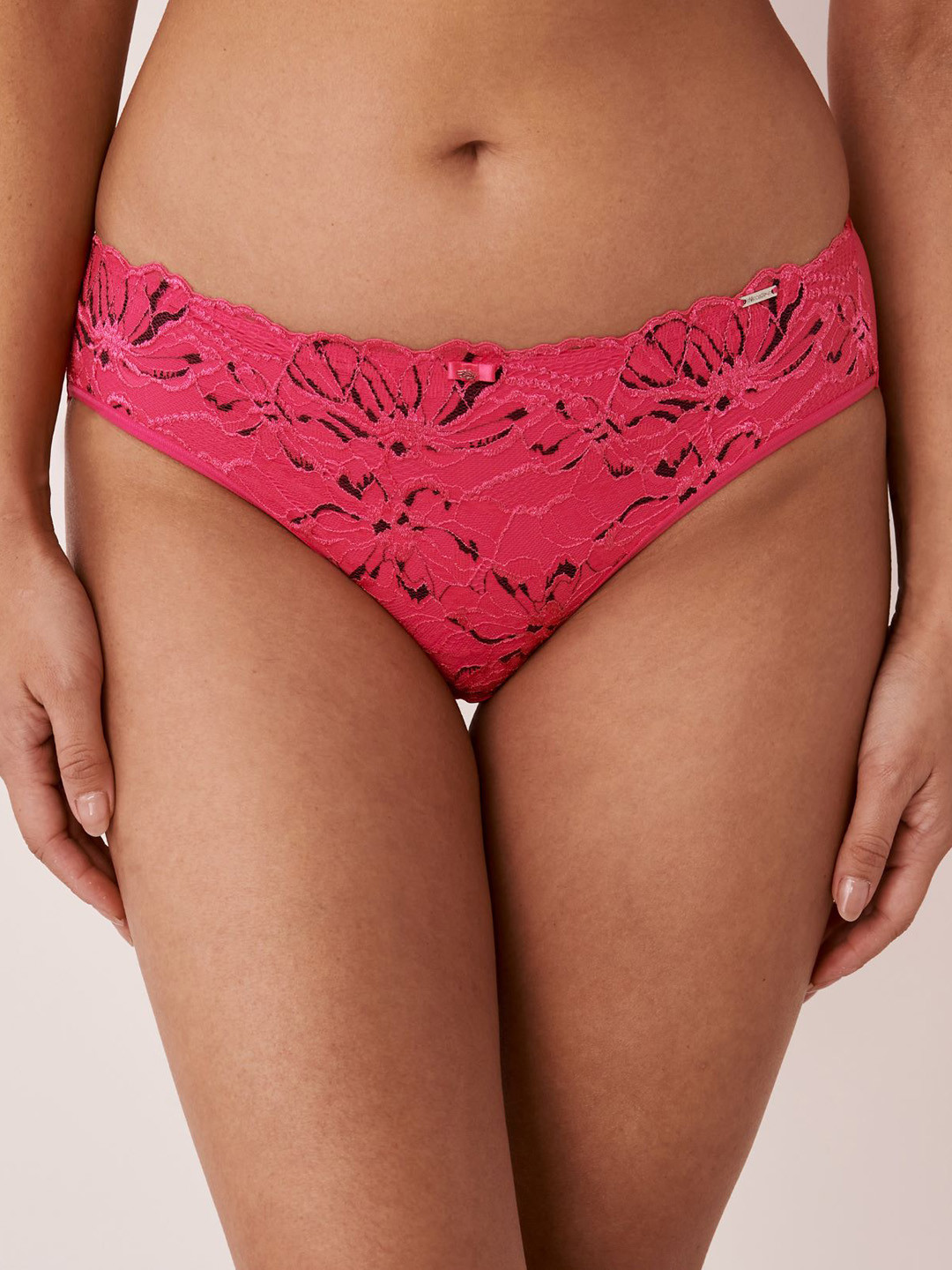 

La Vie en Rose Women Mid-Rise Printed Bikini Briefs, Pink