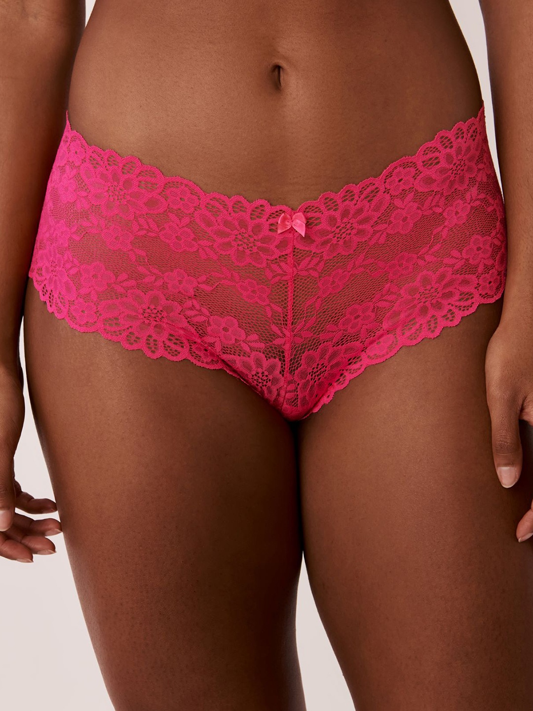 

La Vie en Rose Women Self-designed Basic Brief, Pink