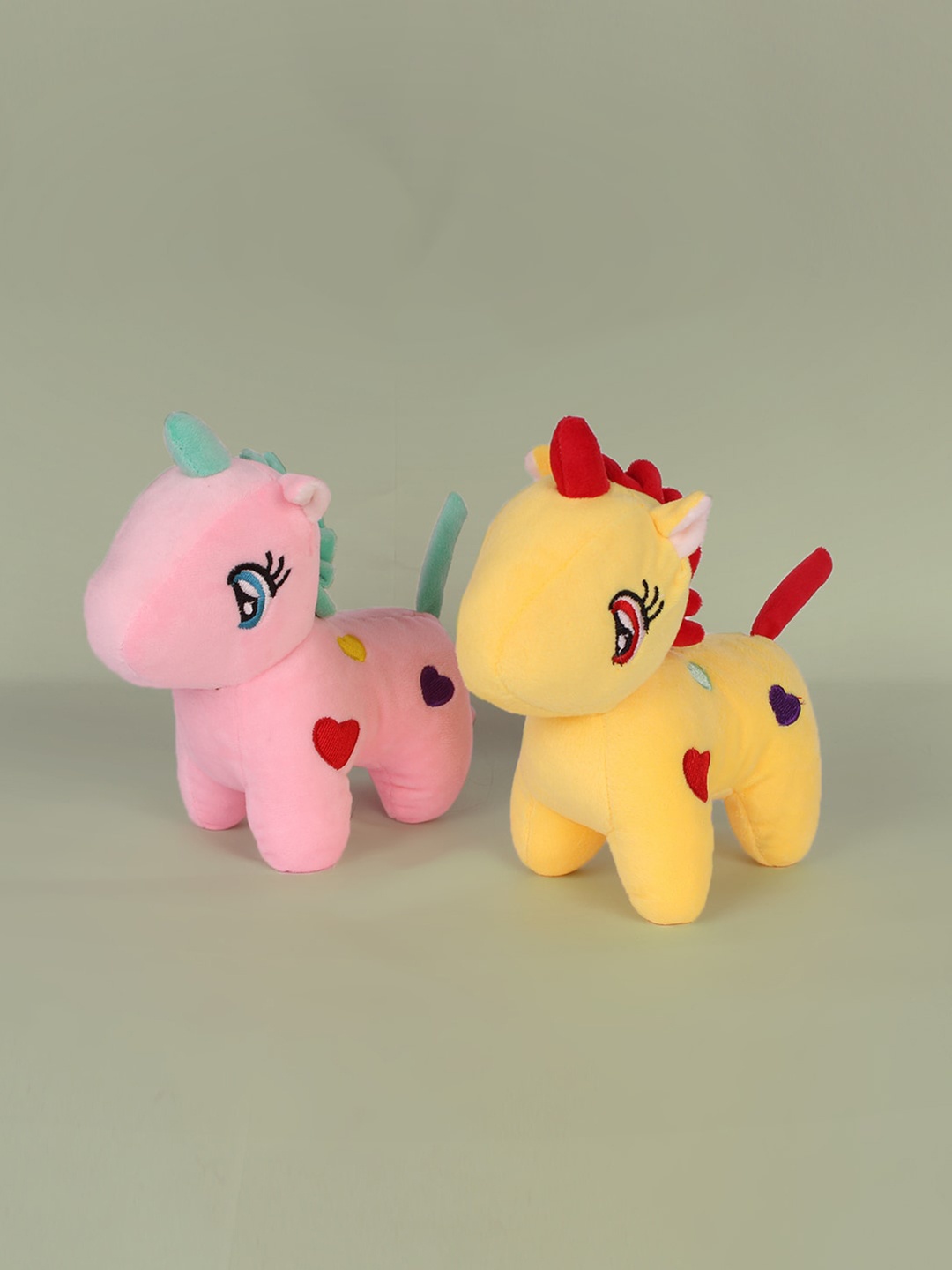 

DukieKooky Kids Set Of 2 Unicorn Soft Toys, Pink