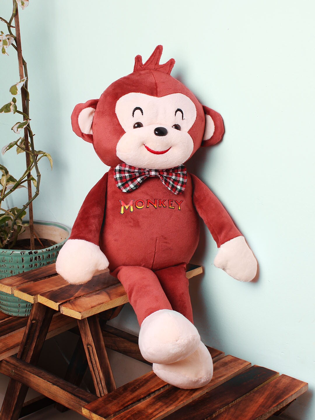 

DukieKooky Kids Monkey Soft Toy, Rust