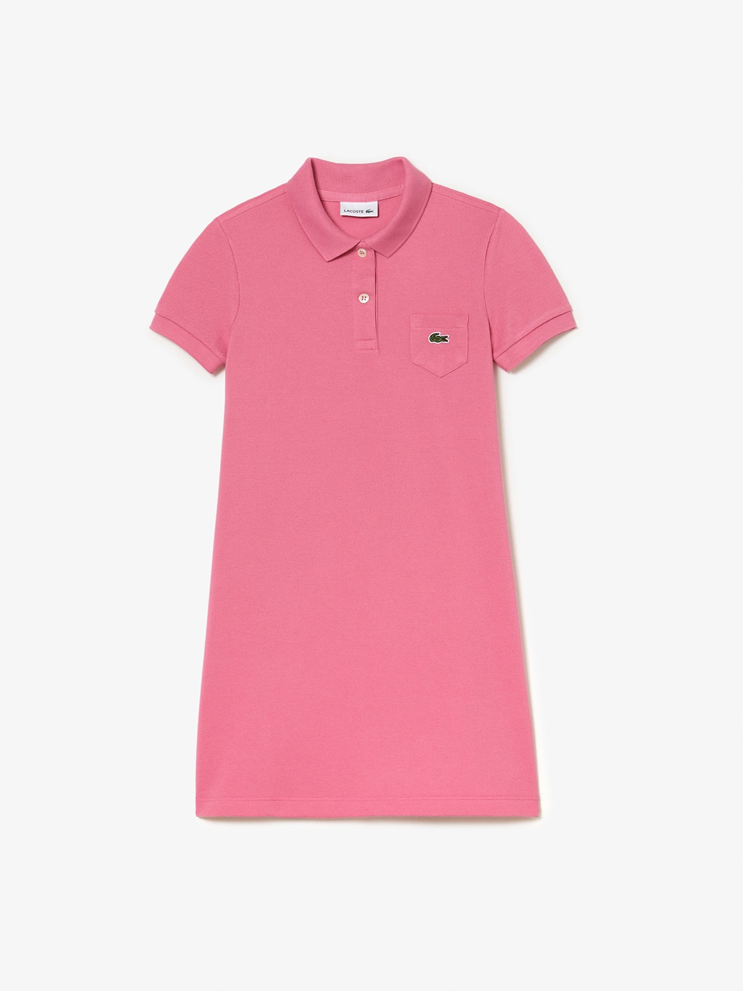 

Lacoste Girls Pure Cotton T-shirt Dress, Pink