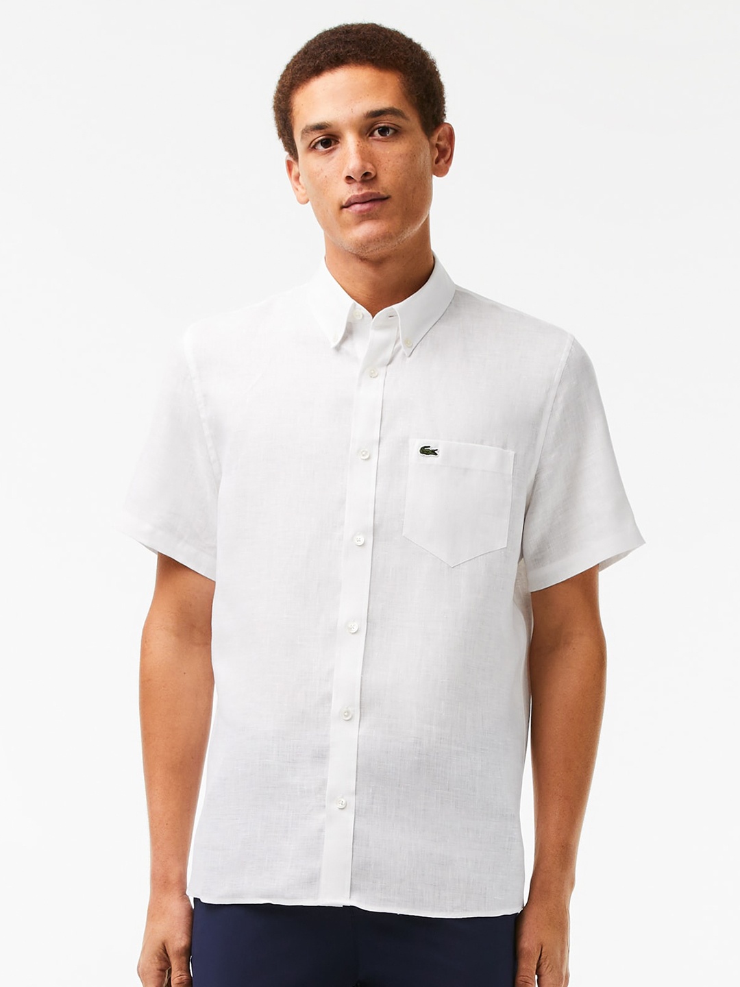 

Lacoste Modern Casual Pure Linen Shirt, White
