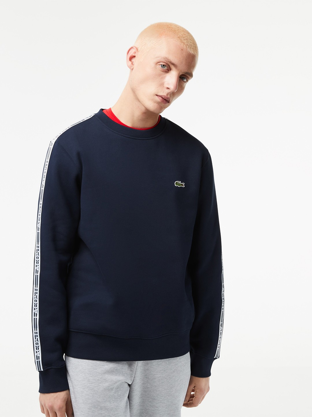

Lacoste Knitted Pullover Sweatshirt, Navy blue
