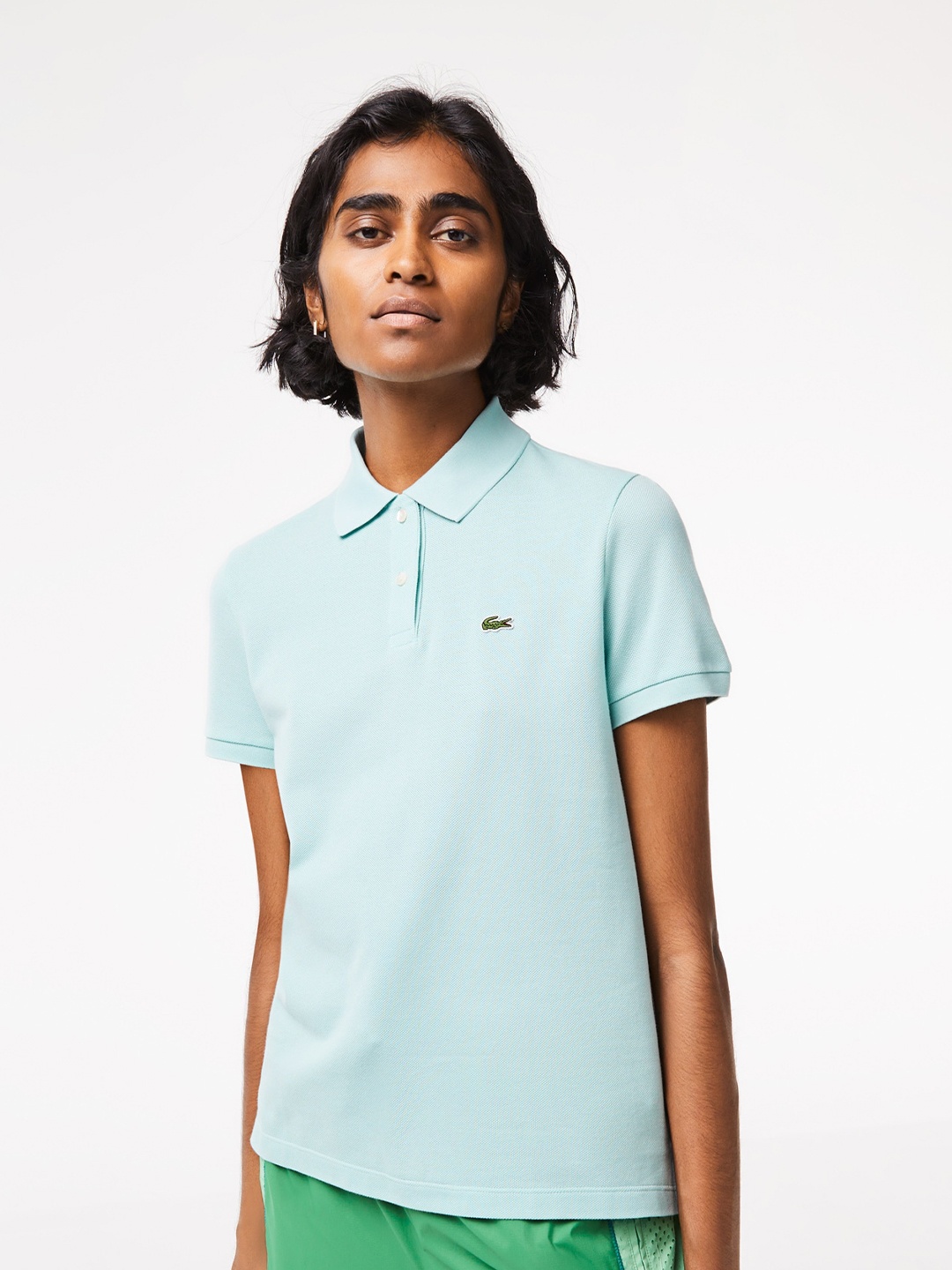 

Lacoste Polo Collar Pure Cotton T-shirt, Green