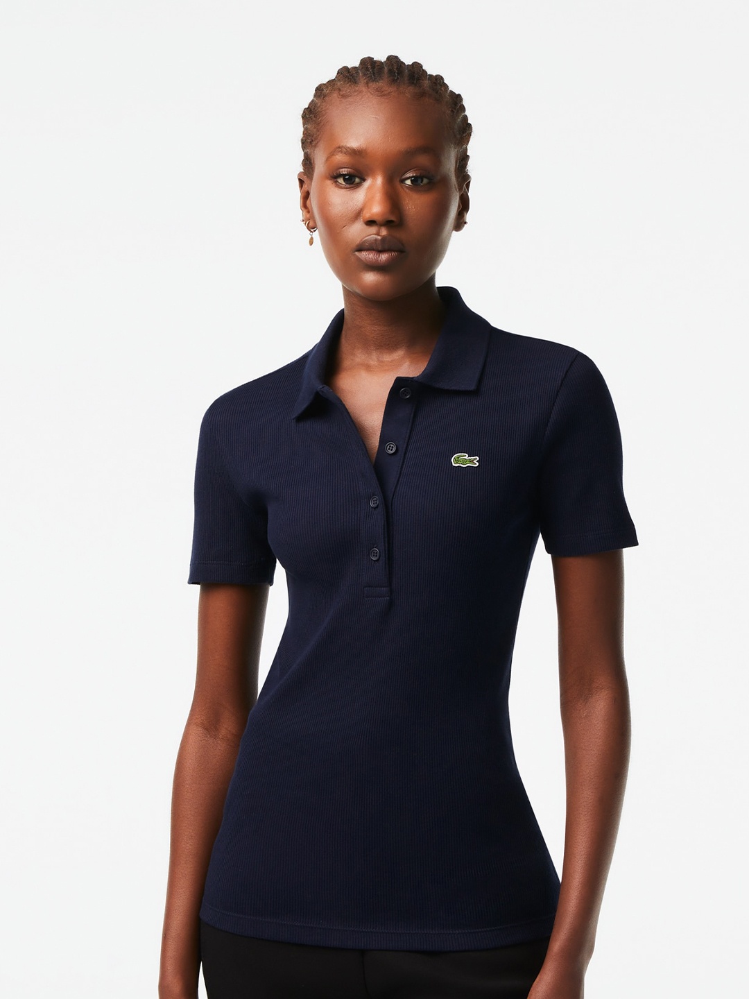 

Lacoste Polo Collar Pure Cotton Fit T-shirt, Navy blue