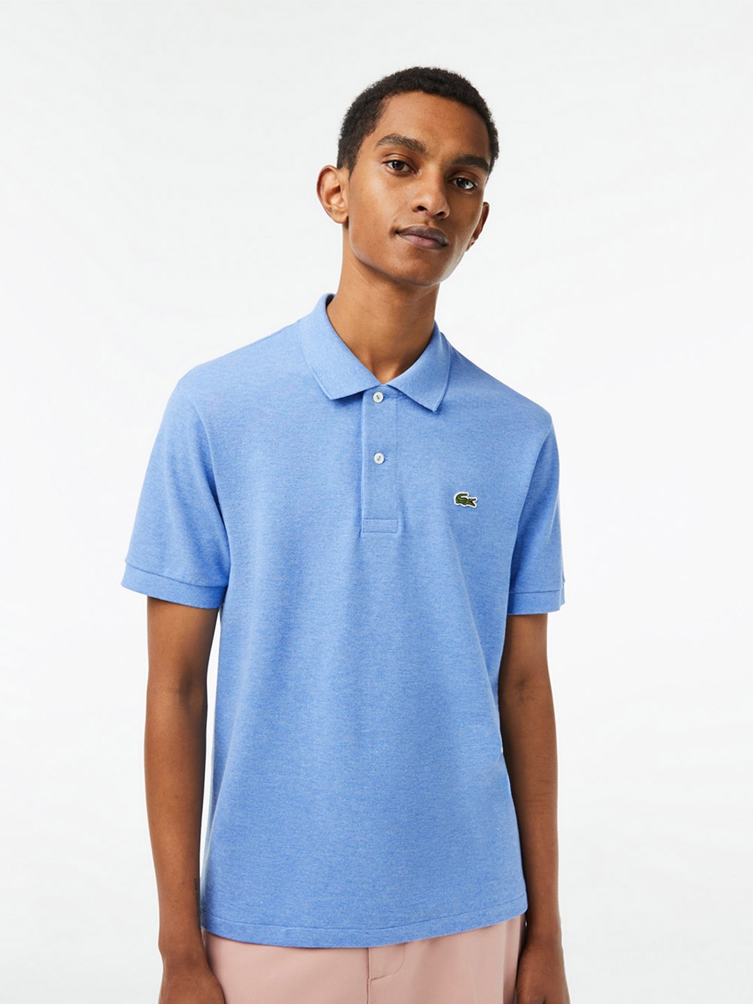 

Lacoste Polo Collar Slim Fit Pure Cotton T-shirt, Blue