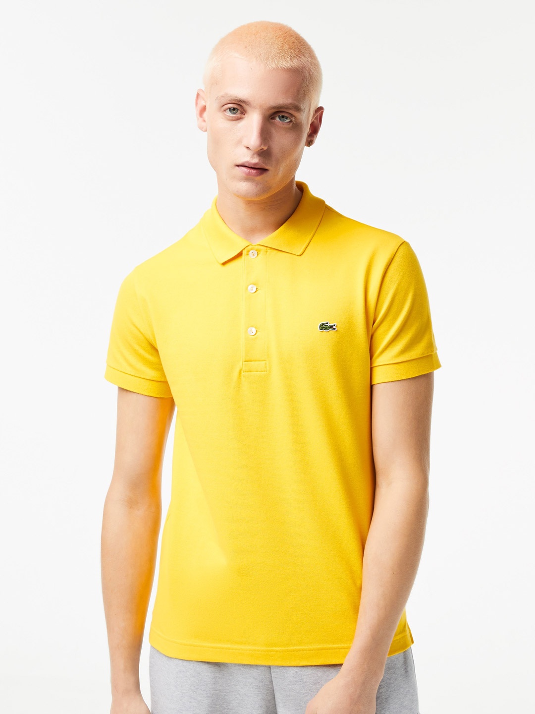 

Lacoste Polo Collar Slim Fit T-shirt, Yellow