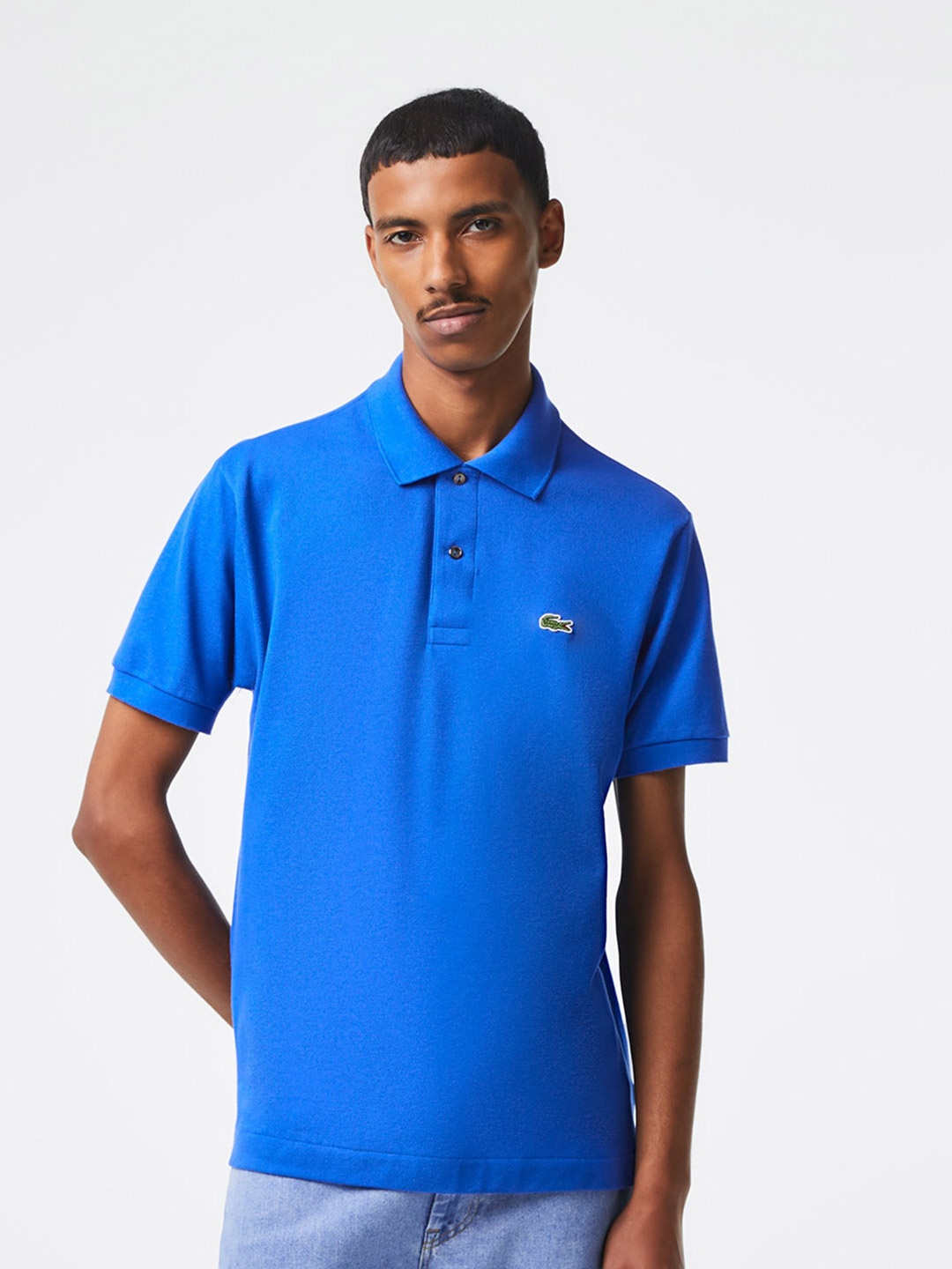 

Lacoste Polo Collar Pure Cotton T-shirt, Blue