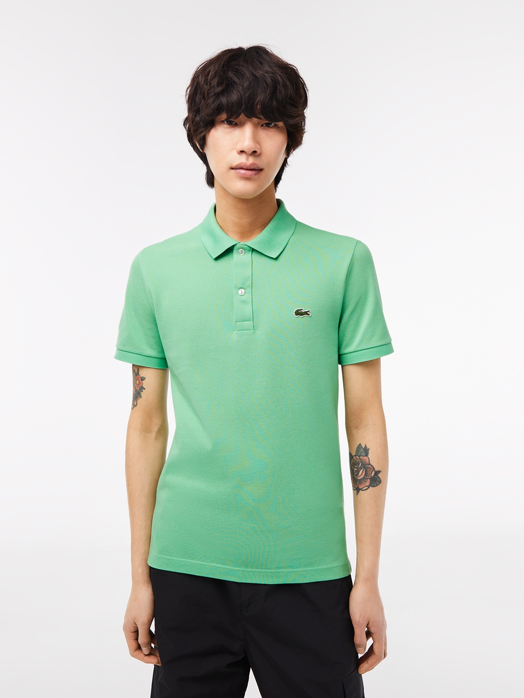 

Lacoste Slim Fit Polo Collar Pure Cotton T-shirt, Green