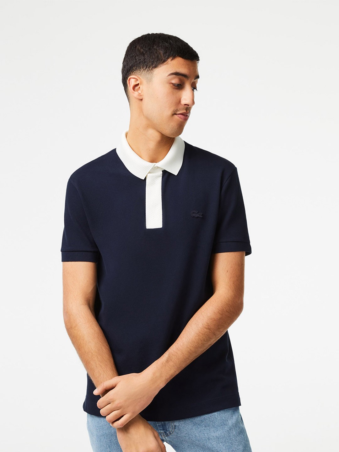 

Lacoste Polo Collar T-shirt, Navy blue