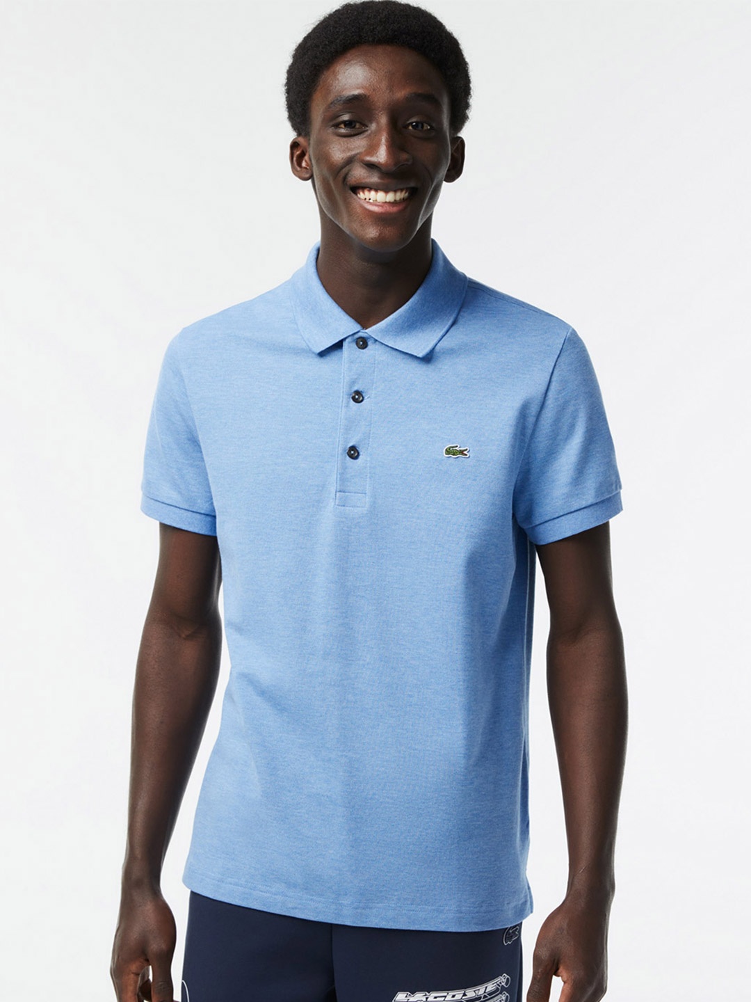 

Lacoste Polo Collar Slim Fit T-shirt, Blue