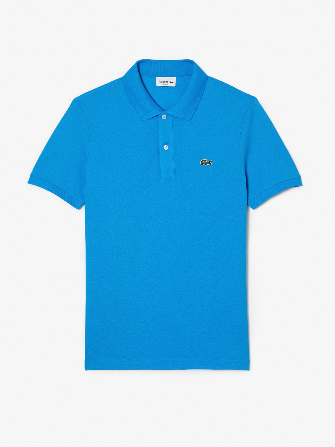 

Lacoste Men Polo Collar Pure Cotton T-shirt, Blue