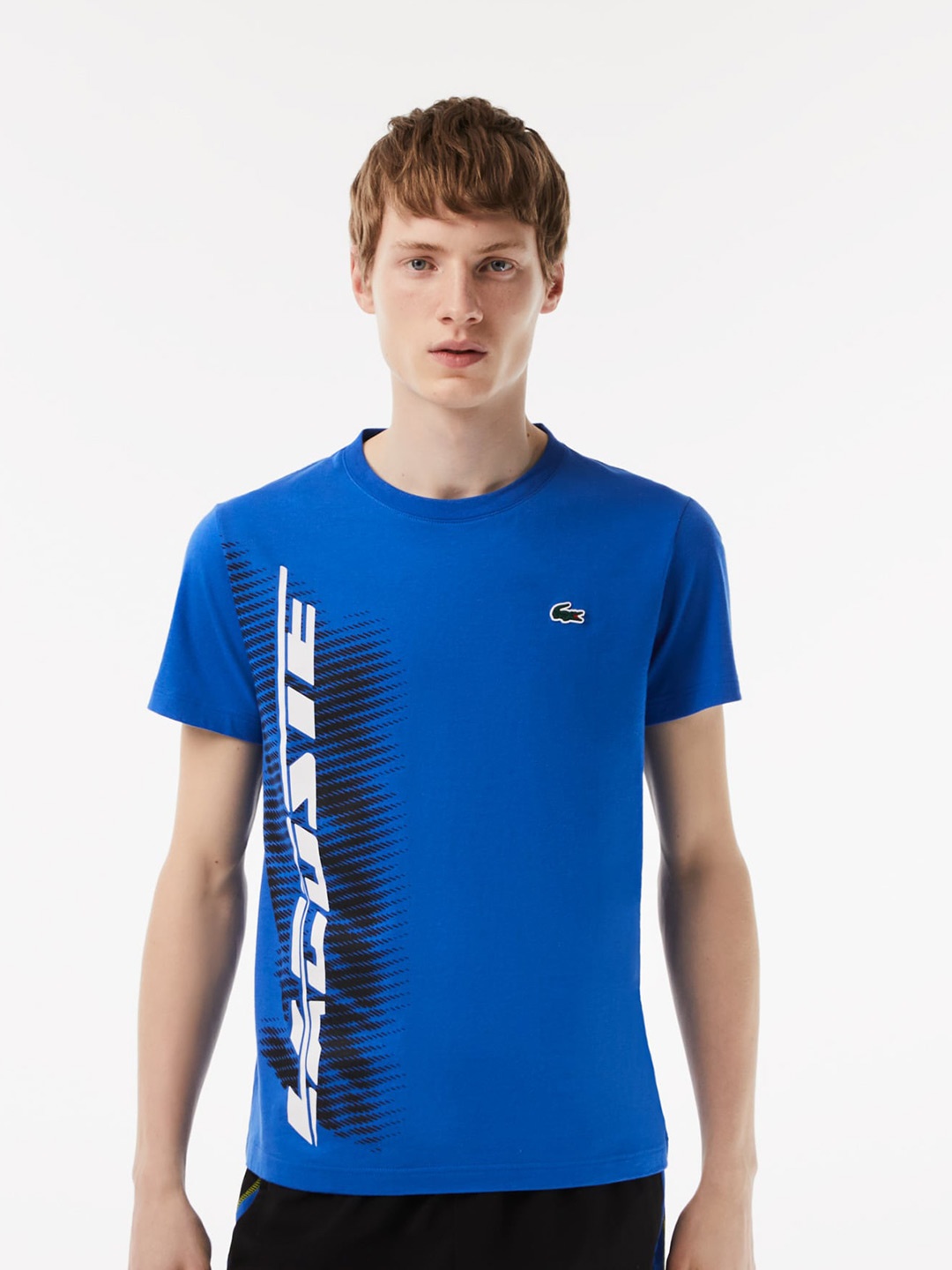 

Lacoste Men Graphic Printed Sport T-shirt, Blue
