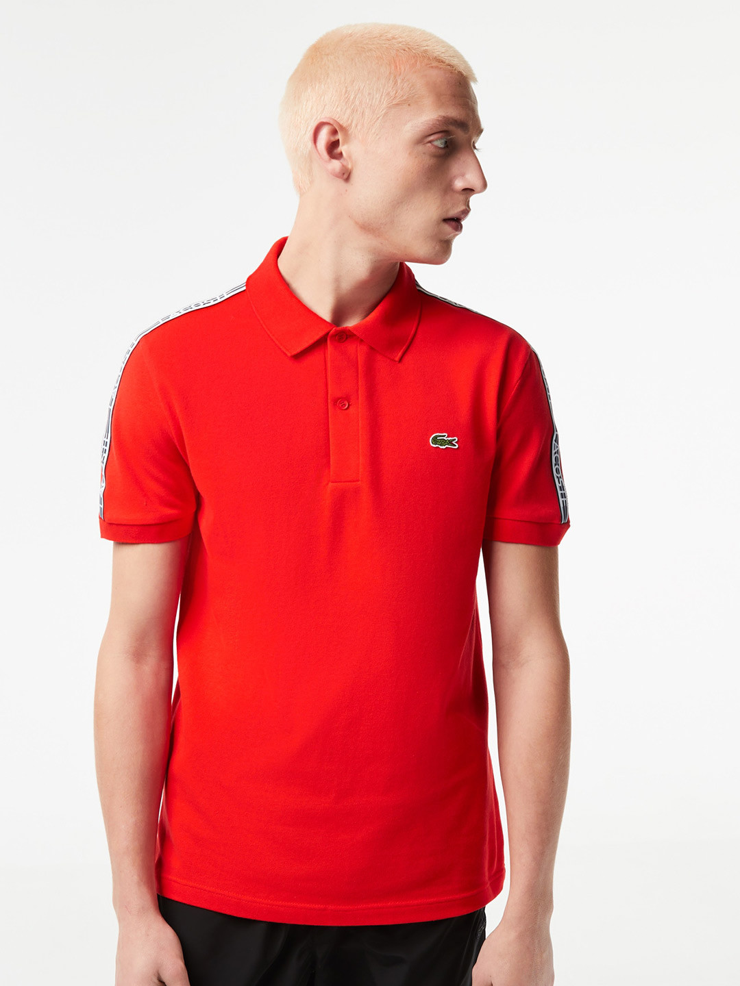 

Lacoste Polo Collar Short Sleeve T-shirt, Red