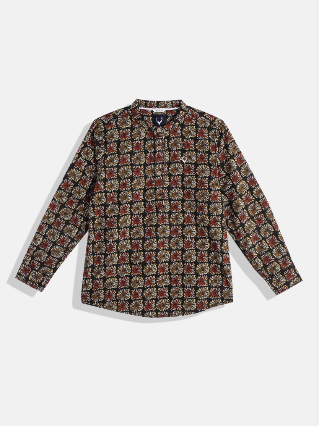 

Allen Solly Junior Boys Floral Printed Pure Cotton Casual Shirt, Multi