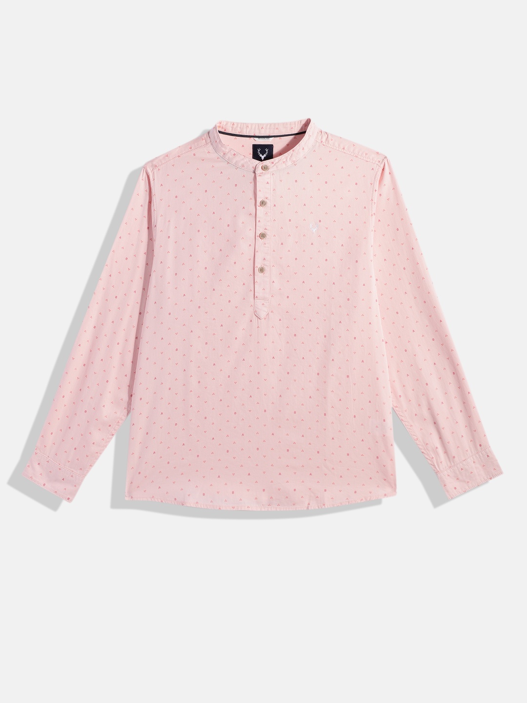 

Allen Solly Junior Boys Geometric Printed Pure Cotton Casual Shirt, Pink